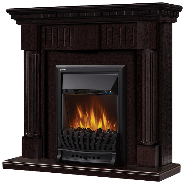 Электрокамин Electrolux EFP/P-1020LS с порталом Firelight Colonnа Classic венге фото#4