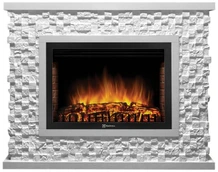 Электрокамин Electrolux EFP/P-2520LS с порталом Firelight Quadro 25 песчаник античный белый/белая эмаль