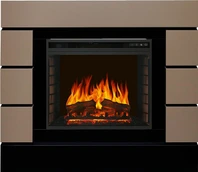 Электрокамин Royal Flame Lindos Beige Grey с очагом Vision 23 EF LED FX
