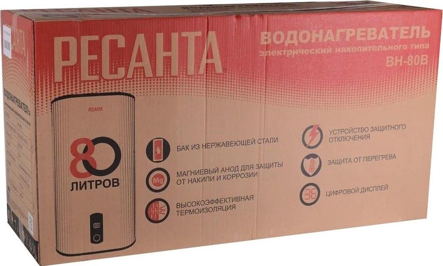 Электрический накопительный водонагреватель Ресанта ВН-80В фото#8