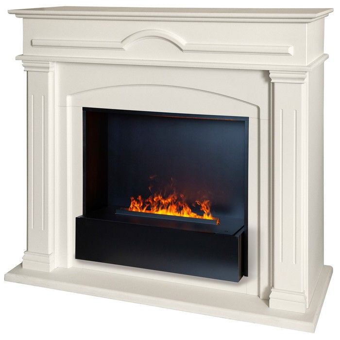 Электрокамин Real-Flame Mirra 26 WT-F611 с очагом 3D CASSETTE 630 Black Panel фото#9