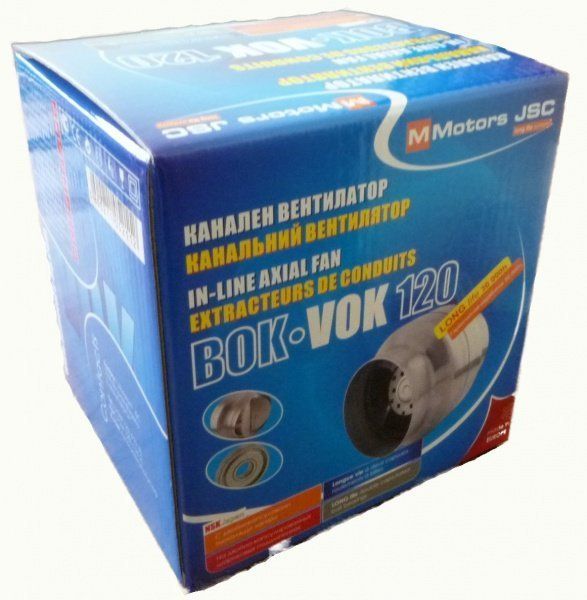 Вентилятор Mmotors ВOK 120/100 Т 150 м3/ч с обратным клапаном фото#3