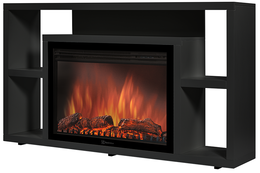 Электрокамин Electrolux EFP/P-3020LS с порталом Firelight Multimedia 30 черный фото#3