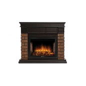 Электрокамин Electrolux EFP/P-3020LS с порталом Firelight Bricks WOOD 30 камень темный, шпон венге