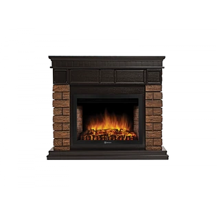 Электрокамин Electrolux EFP/P-3020LS с порталом Firelight Bricks WOOD 30 камень темный, шпон венге