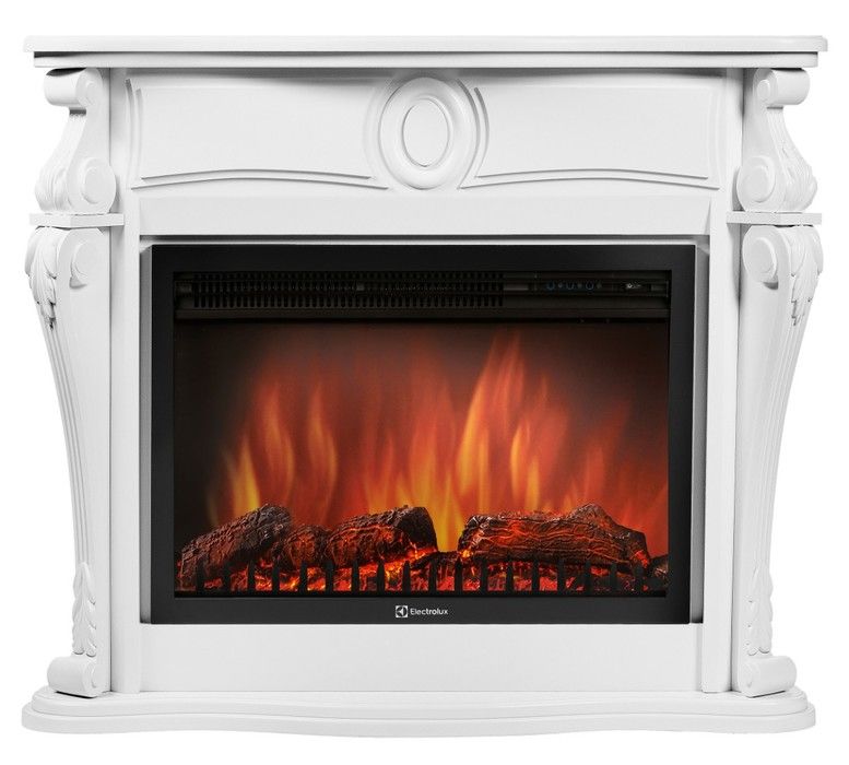 Электрокамин Electrolux EFP/P-3020LS с порталом Firelight Ovatio 30 белый