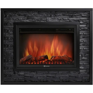 Электрокамин Electrolux EFP/P-3020LS с порталом Firelight Loft 30 черный, черная эмаль