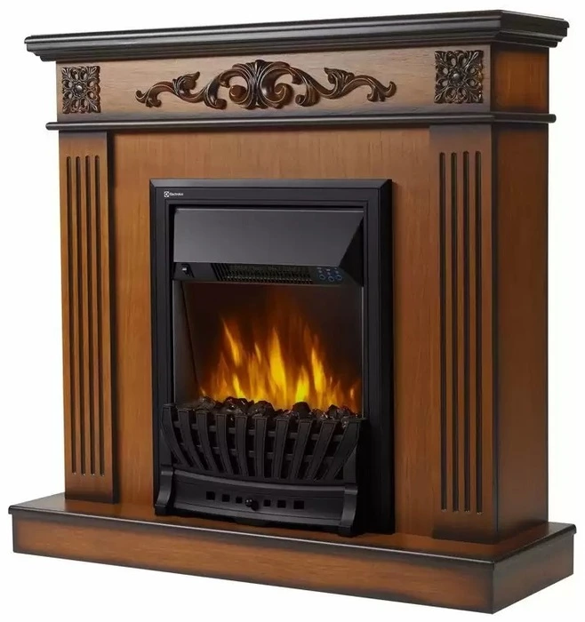 Электрокамин Electrolux EFP/P-1020LS с порталом Firelight Noce Classic орех