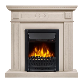 Электрокамин Electrolux EFP/P-1020LS с порталом Firelight Bianco Classic беленый дуб