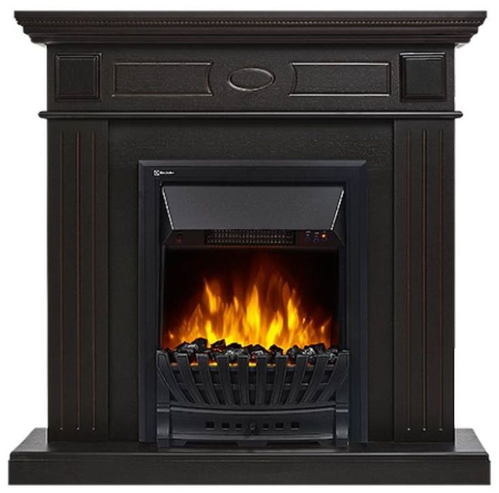 Электрокамин Electrolux EFP/P-1020LS с порталом Firelight Bianco Classic венге