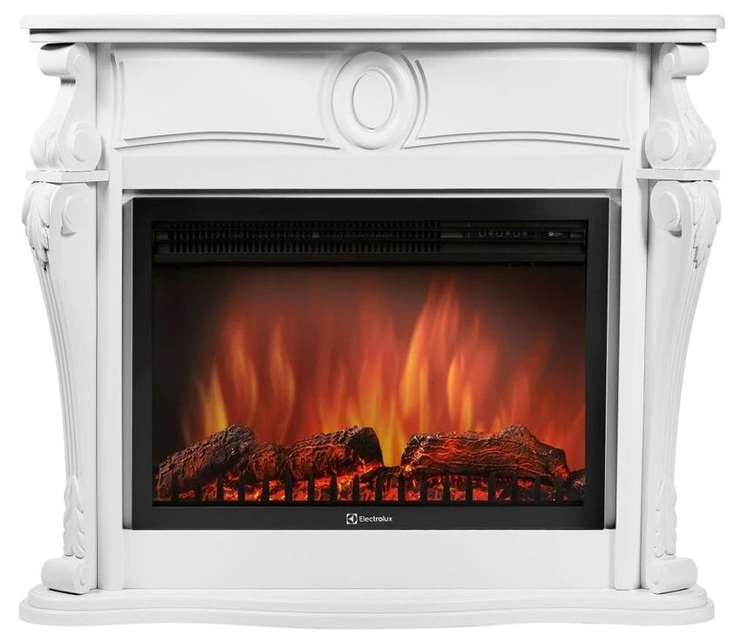Электрокамин Electrolux EFP/P-3020LS с порталом Firelight Ovatio 30 белёный дуб