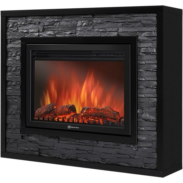 Электрокамин Electrolux EFP/P-3020LS с порталом Firelight Loft 30 черный, черная эмаль фото#2