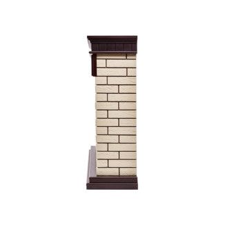 Электрокамин Electrolux EFP/P-3020LS с порталом Firelight Bricks 30 кирпич бежевый/тёмный дуб фото#3