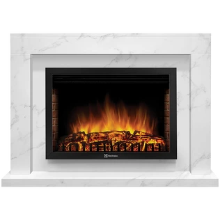 Электрокамин Electrolux EFP/P-2520LS с порталом Firelight Simple 25 белый мрамор