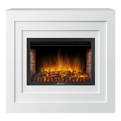 Электрокамин Electrolux EFP/P-2520LS с порталом Firelight Cubo 25 белый