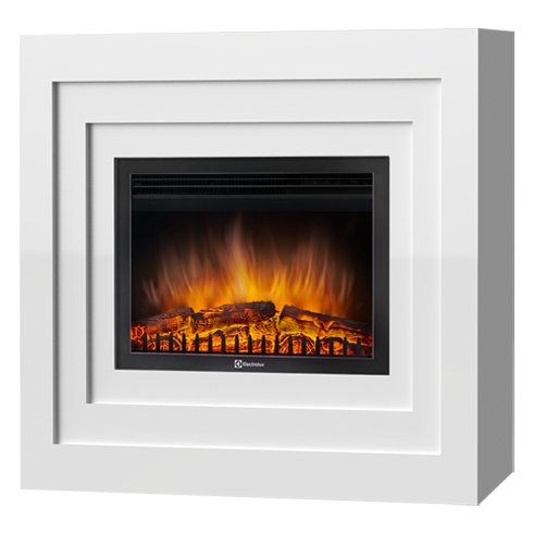 Электрокамин Electrolux EFP/P-2720RLS с порталом Firelight Cubo 25 белый