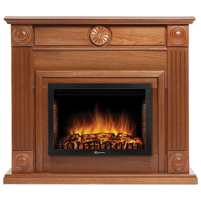 Электрокамин Electrolux EFP/P-2720RLS с порталом Firelight Frame 25 шпон дуб