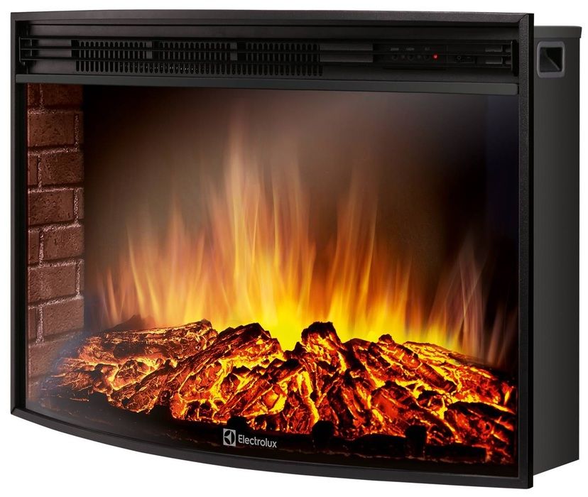 Электрокамин Electrolux EFP/P-3320RLS с порталом Firelight Scala 30 сланец скалистый белый, тёмный дуб фото#3