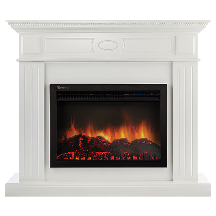 Электрокамин Electrolux EFP/P-2520LS с порталом Firelight Bianco 25 белый