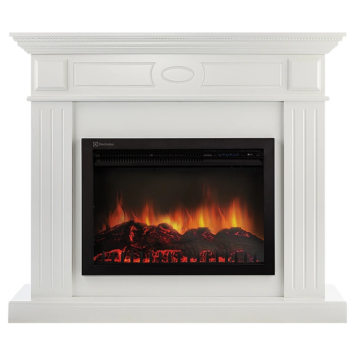 Электрокамин Electrolux EFP/P-2520LS с порталом Firelight Bianco 25 белый