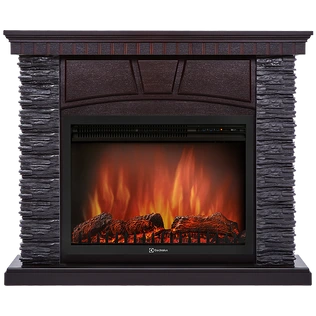 Электрокамин Electrolux EFP/P-2720RLS с порталом Firelight Porto 25 сланец черный, венге