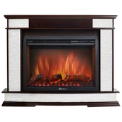 Электрокамин Electrolux EFP/P-2520LS с порталом Firelight Scala 25 сланец скалистый белый, тёмный дуб