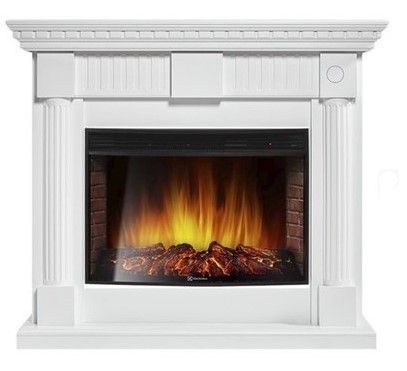 Электрокамин Electrolux EFP/P-3320RLS с порталом Firelight Colonna 30 белый