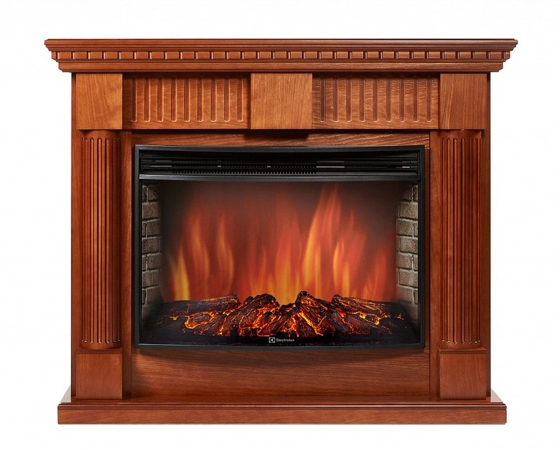 Электрокамин Electrolux EFP/P-3320RLS с порталом Firelight Colonna 30 дуб