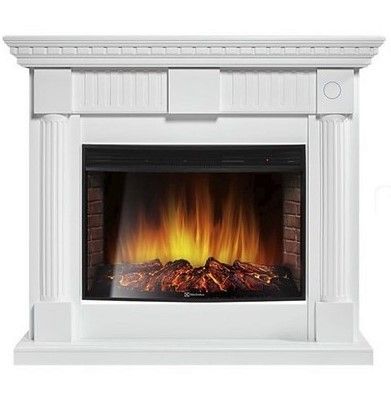 Электрокамин Electrolux EFP/P-3320RLS с порталом Firelight Colonna 30 U белый