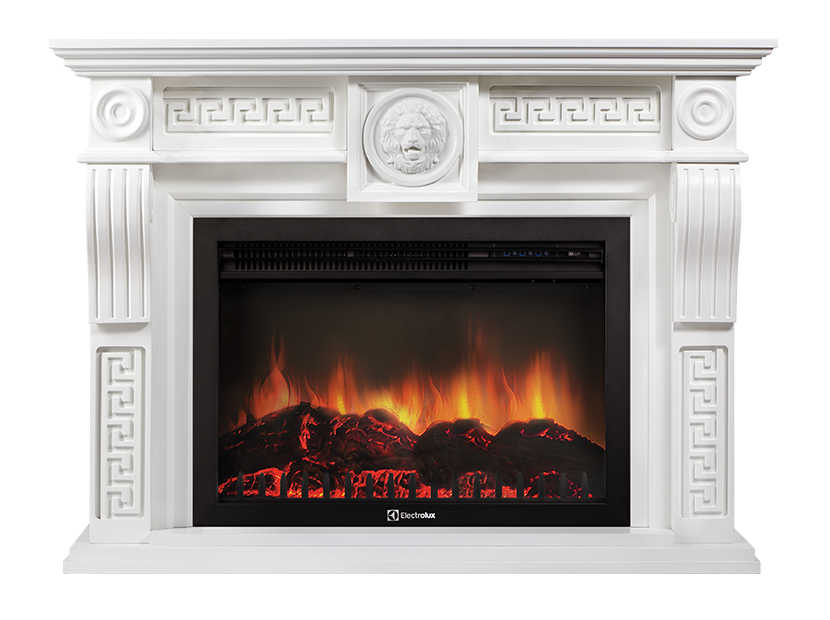 Электрокамин Electrolux EFP/P-3020LS с порталом Firelight Vittoriano 30 белый