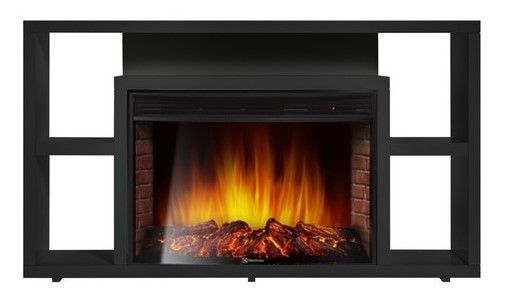 Электрокамин Electrolux EFP/P-3320RLS с порталом Firelight Multimedia 30 черный