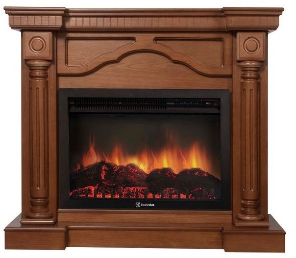 Электрокамин Electrolux EFP/P-3020LS с порталом Firelight Rome 30 дуб
