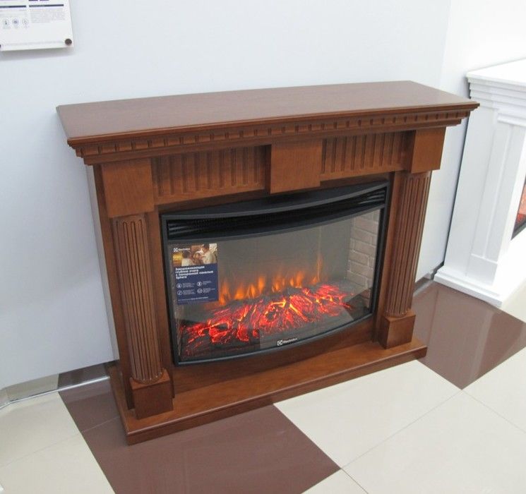 Электрокамин Electrolux EFP/P-3320RLS с порталом Firelight Colonna 30 дуб фото#4