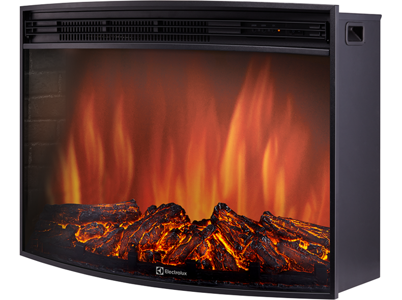 Электрокамин Electrolux EFP/P-3320RLS с порталом Firelight Vittoriano 30 белёный дуб с золотой патиной фото#3