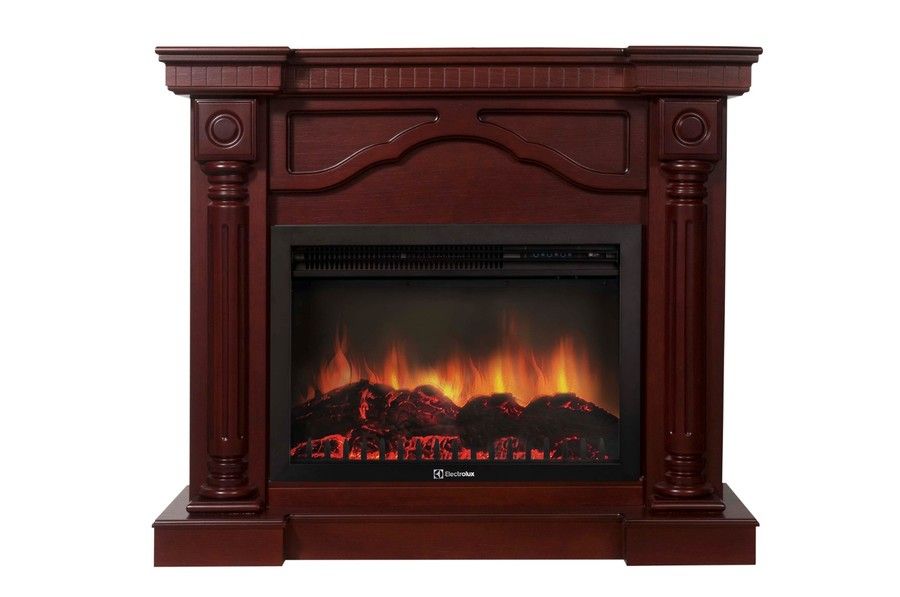 Электрокамин Electrolux EFP/P-3020LS с порталом Firelight Rome 30 красное дерево