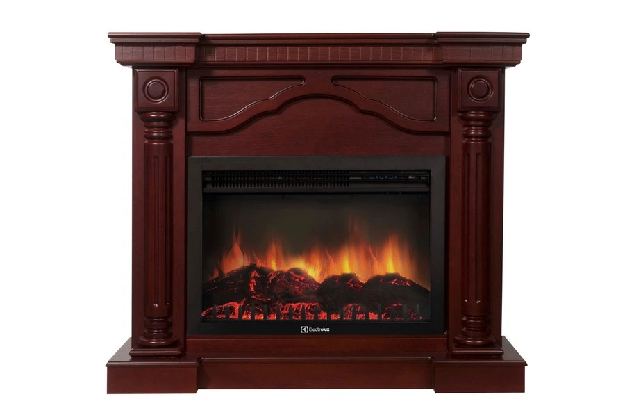 Электрокамин Electrolux EFP/P-3020LS с порталом Firelight Rome 30 красное дерево