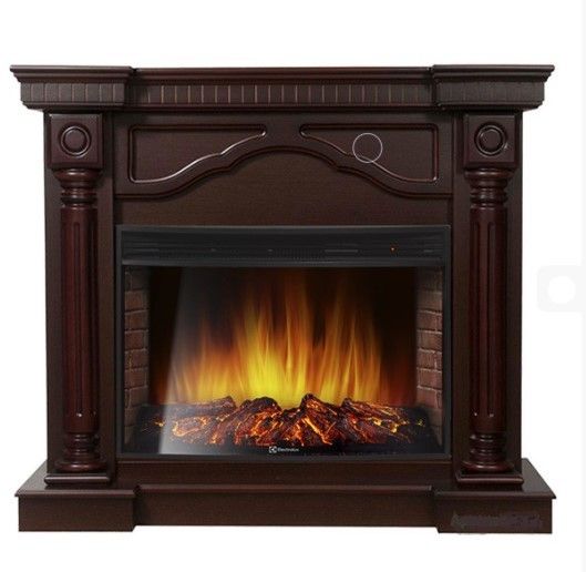 Электрокамин Electrolux EFP/P-3320RLS с порталом Firelight Rome 30 темный дуб