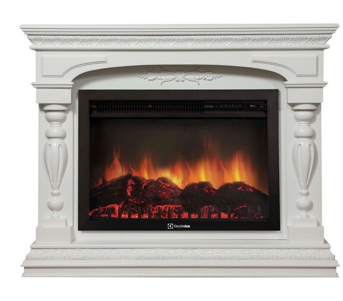 Электрокамин Electrolux EFP/P-3020LS с порталом Firelight Perfetto R 30 белый
