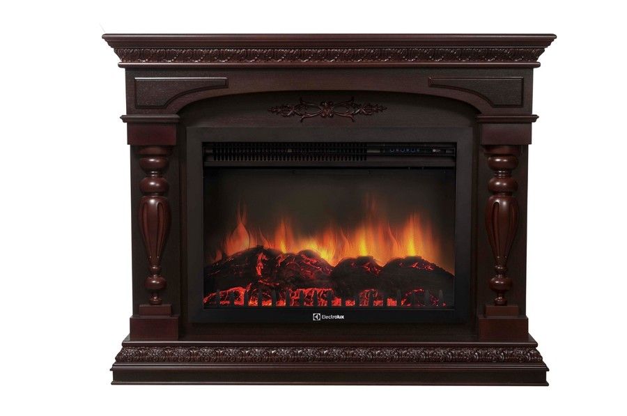 Электрокамин Electrolux EFP/P-3020LS с порталом Firelight Perfetto R 30 темный дуб