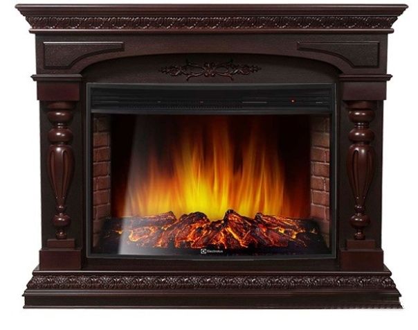 Электрокамин Electrolux EFP/P-3320RLS с порталом Firelight Perfetto R 30 темный дуб