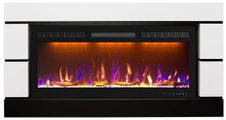 Электрокамин Royal Flame Modern (белый с черным) с очагом Crystal 36 RF