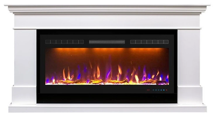Электрокамин Royal Flame California (алебастр) с очагом Crystal 40 RF