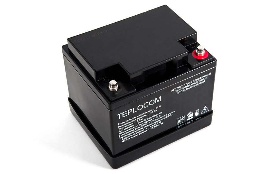 Аккумулятор Teplocom АКБ 40Ач фото#2