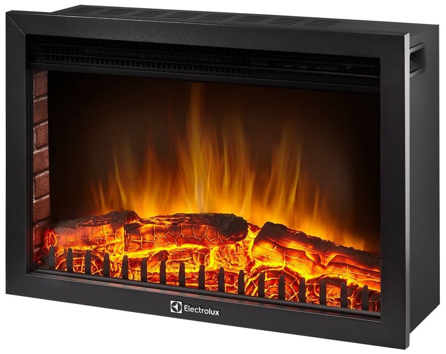 Электрокамин Electrolux EFP/P-2520LS с порталом Firelight Forte Wood 25 камень коричневый, шпон темный дуб фото#2