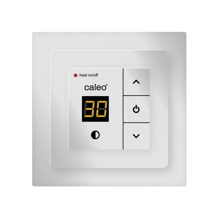 Терморегулятор для теплого пола Caleo 720 SILVER с адаптерами