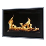 Встраиваемый газовый камин Karma STYLE Slim line 15 grey metallic