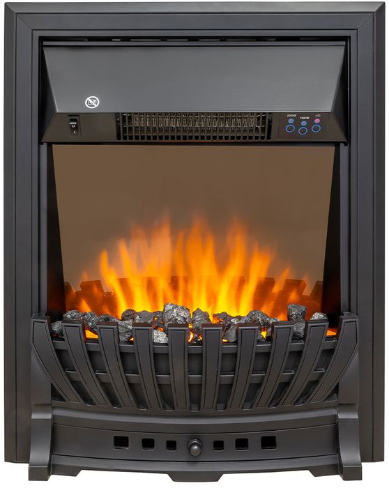 Электрокамин Royal Flame Sorrento с очагом Aspen Black/Brass фото#3