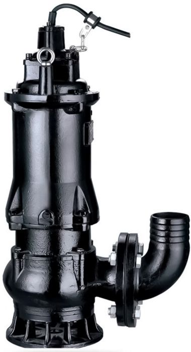 Фекальный насос LEO 65WQD15-15-1.5, (1.5кВт, 35м3/ч, H-20м, d патр.65мм, до 25мм) фото#2