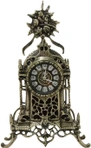 Часы без проекции Virtus TABLE CLOCK CATHEDRAL FLOWERS ANTIQUE BRONZE