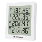 Цифровая метеостанция с радиодатчиком Bresser Temeo Hygro Quadro (белая) (73258)